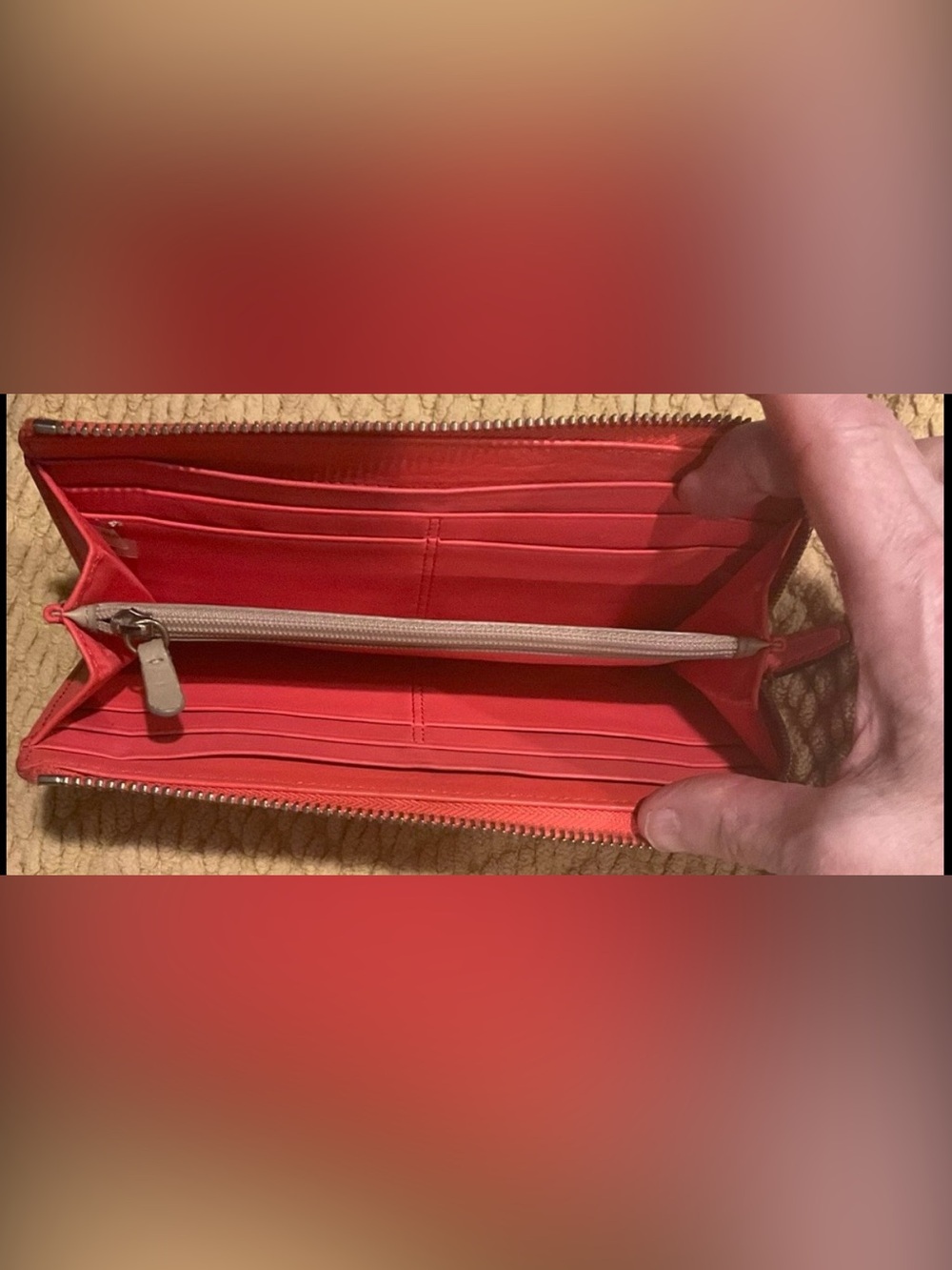 COACH Leather Zip Wallet - Picture 4 of 15